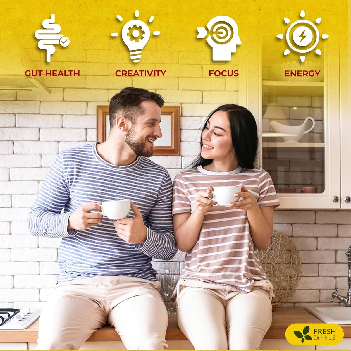 FreshDrinkUS iced tea glass offers refreshing, versatile serving.