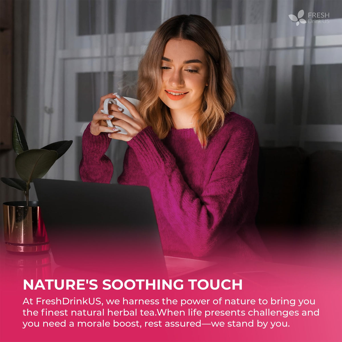 FreshDrinkUS menopauseSlim brand label on packaging conveys premium quality.