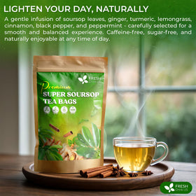 FreshDrinkUS packaging-tea bags highlight sustainable sourcing and quality.