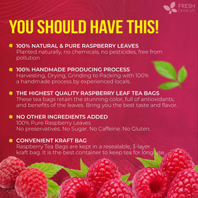 FreshDrinkUS cup of raspberry leaf tea reveals delicate flavor for soothing moments.