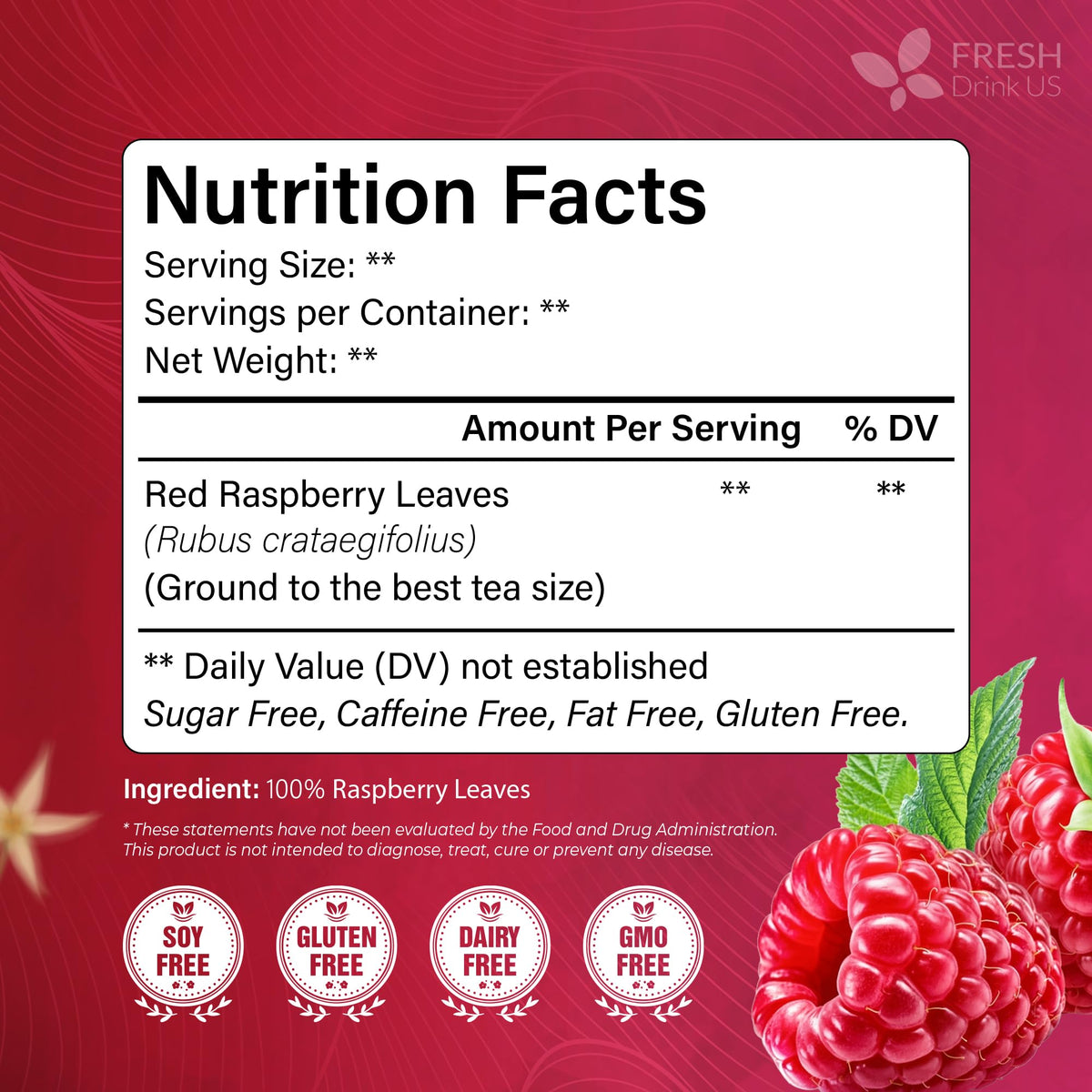 FreshDrinkUS packaging with natural sachets supports convenient on-the-go tea moments.