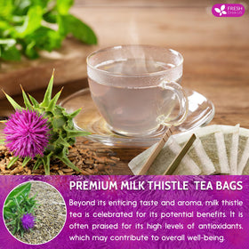 Satisfaction guarantee badge reinforces trusted FreshDrinkUS tea choice.
