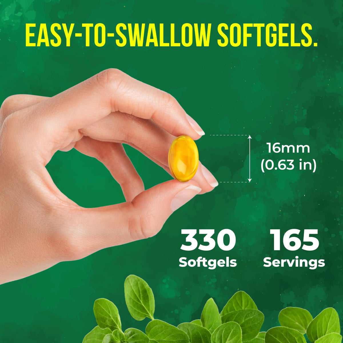 FreshDrinkUS softgel pour highlighting a hassle-free daily intake