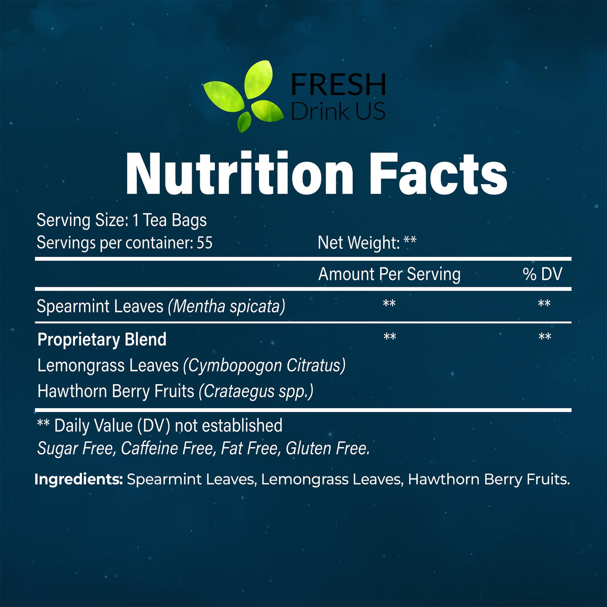 FreshDrinkUS spearmint leaves closeup highlighting cooling flavor for winding down.