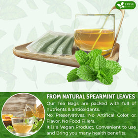 FreshDrinkUS spearmint leaves drying in the field signaling natural harvest.