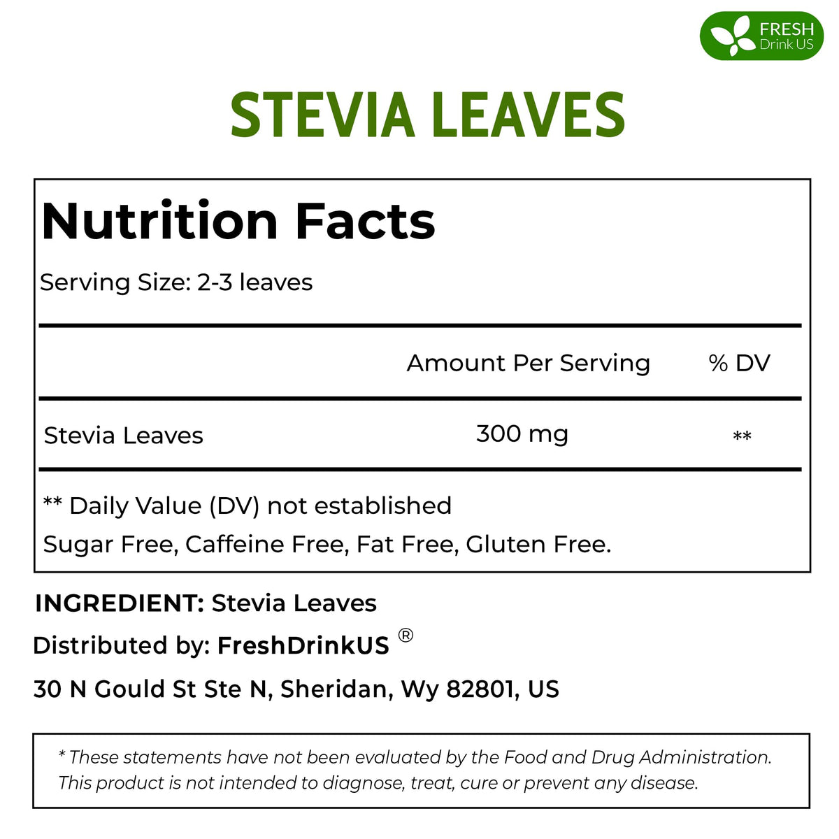 FreshDrinkUS dried stevia leaves with tea cup