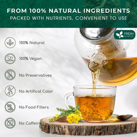 FreshDrinkUS StrongerLungs label on box highlights natural ingredients.