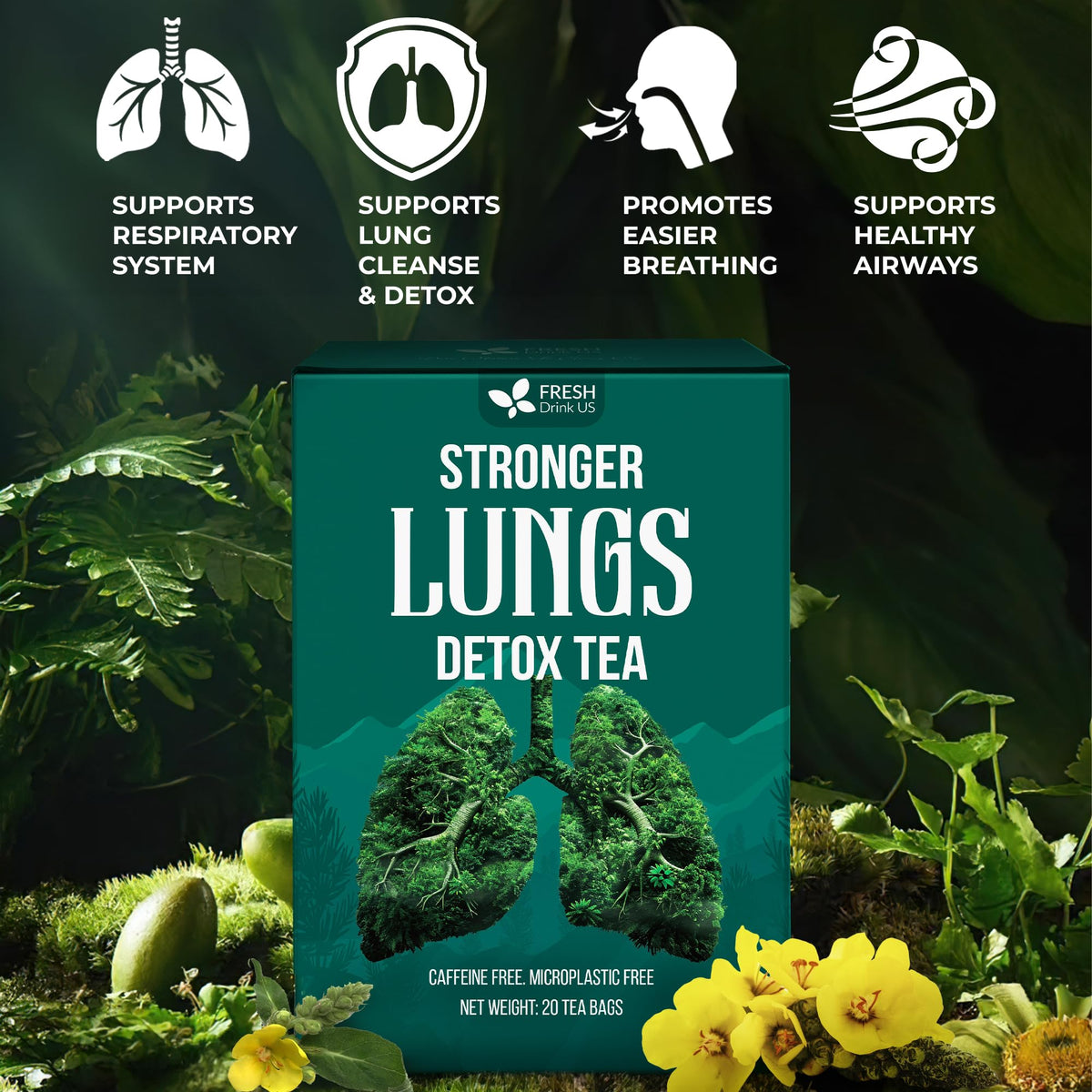 FreshDrinkUS StrongerLungs travel pack for on-the-go.