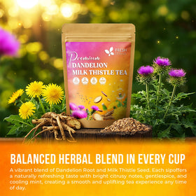 FreshDrinkUS tea bags closeup highlighting natural ingredients and plant-based quality