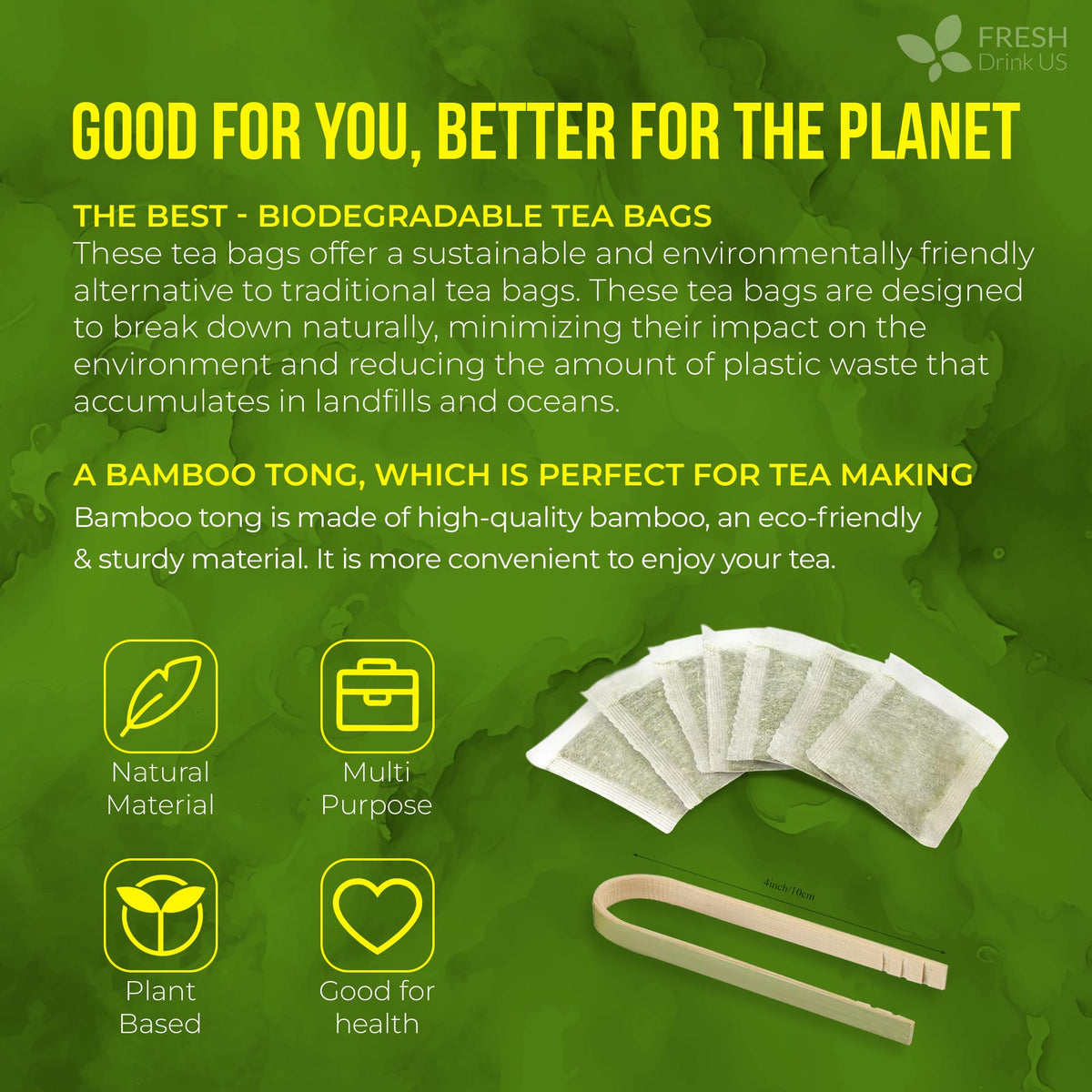 FreshDrinkUS tea bags travel case for on-the-go convenience.
