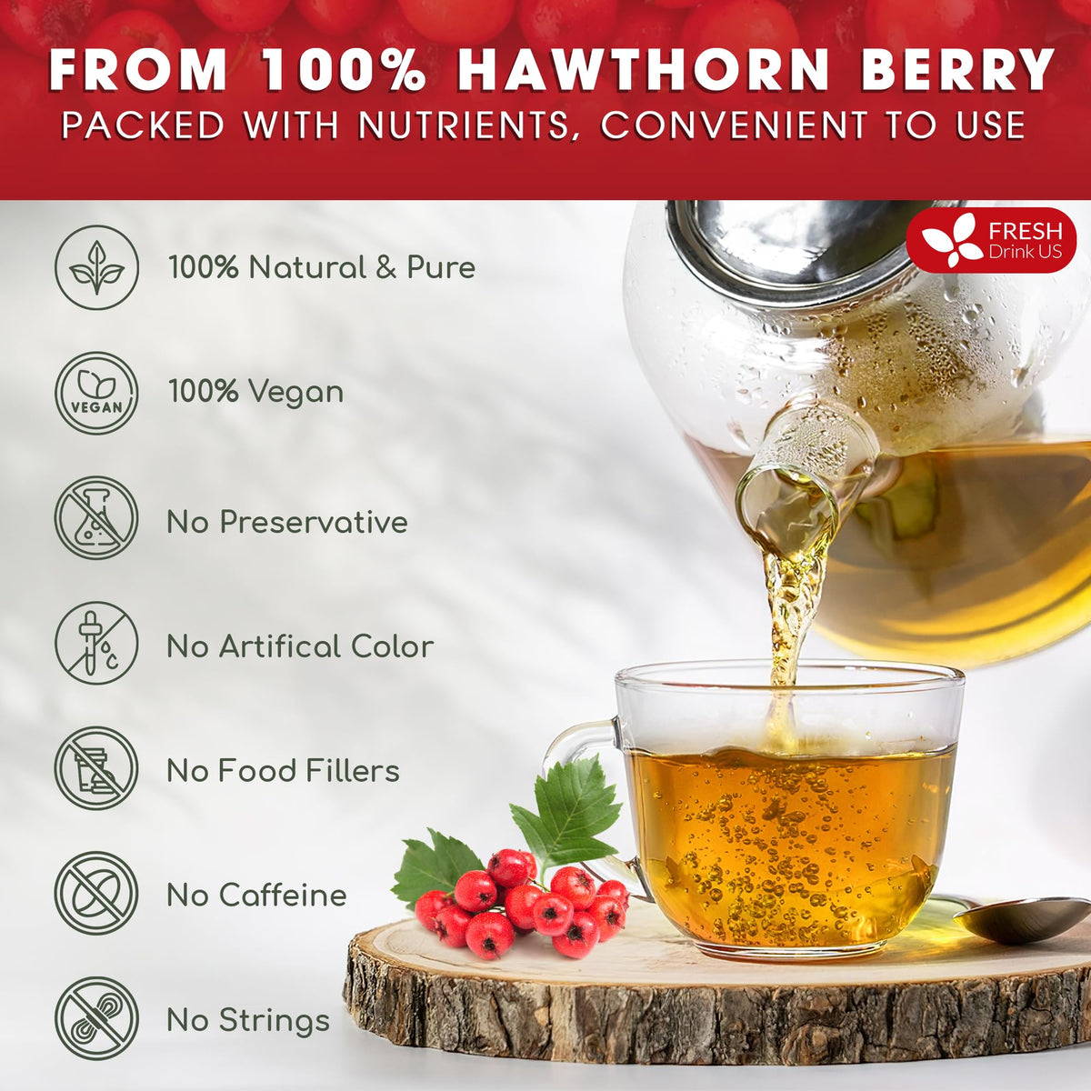 FreshDrinkUS tea-cup-steaming showcases a smooth, caffeine-free brew.