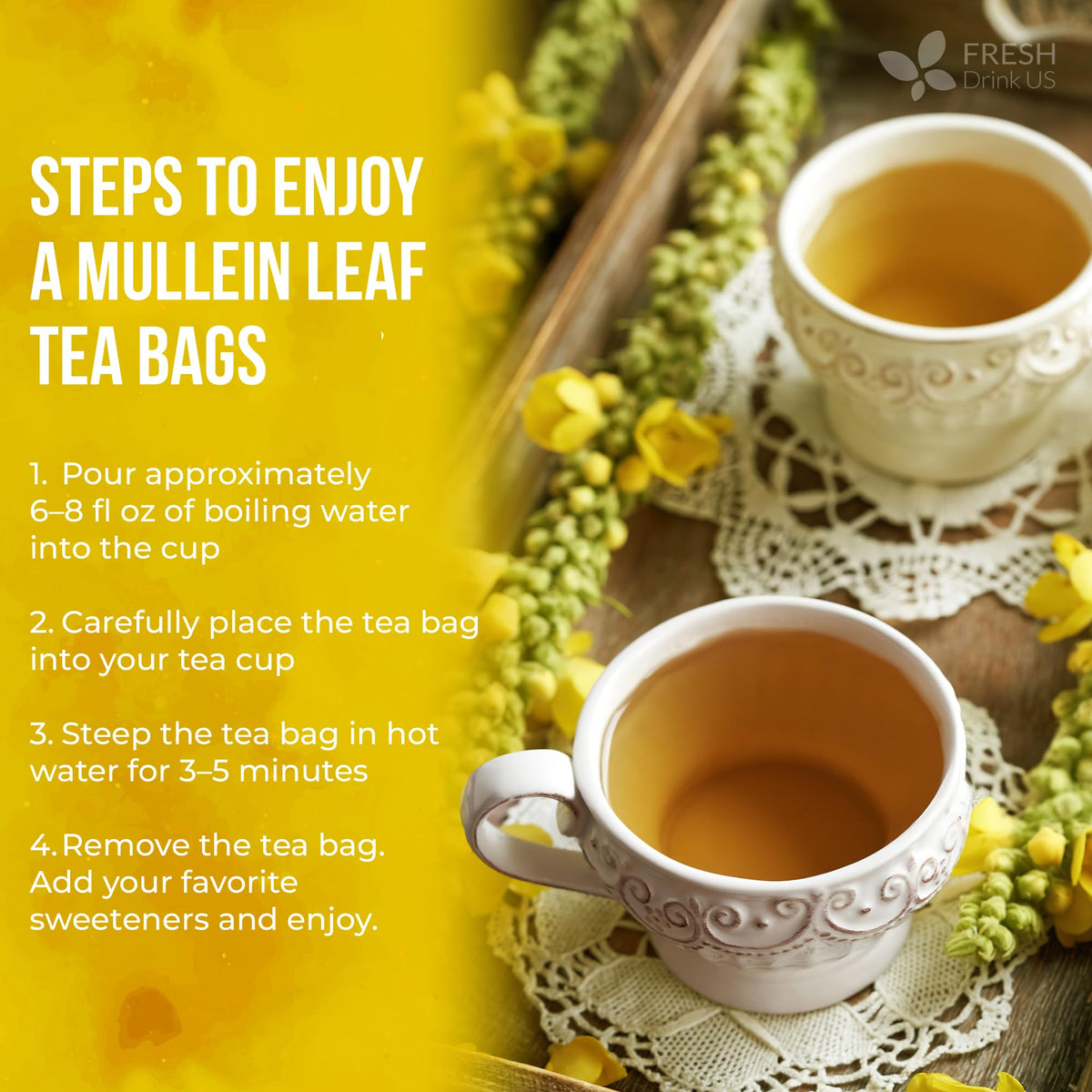 FreshDrinkUS vegan gluten-free sugar-free tea ready to enjoy