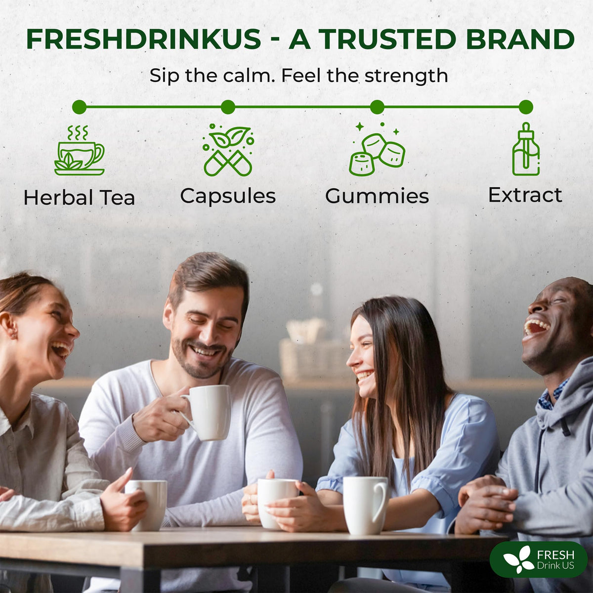 FreshDrinkUS Wormwood Tea infusion steep releasing herbal aroma.