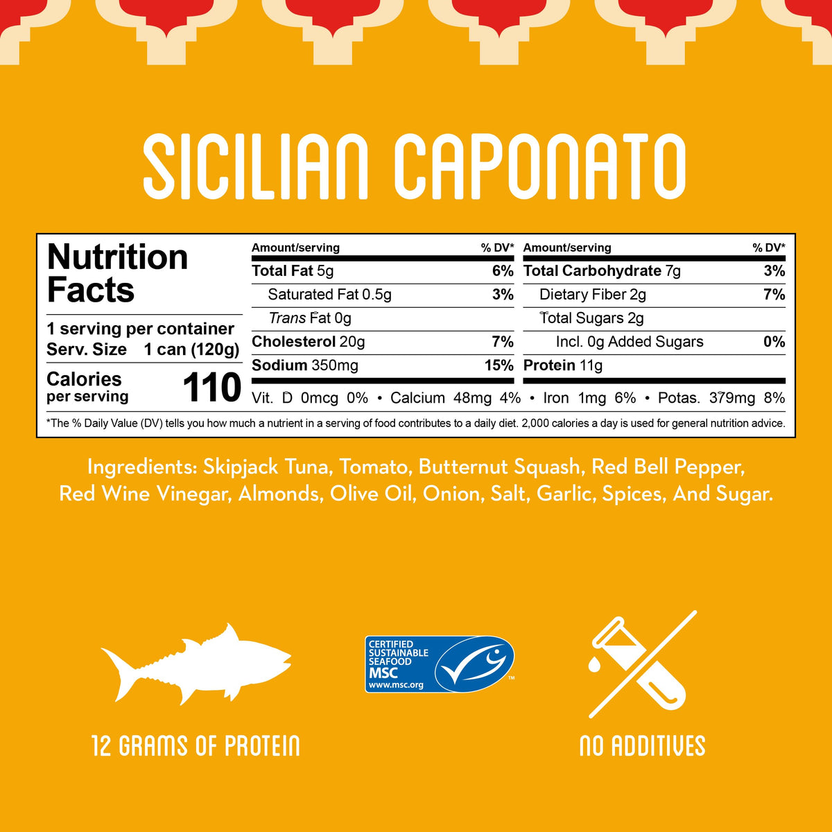 Freshé sustainably caught wild skipjack tuna, ocean-friendly sourcing.