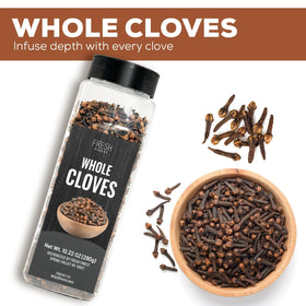 Fresh Finest baking-use whole cloves add warm spice to desserts.