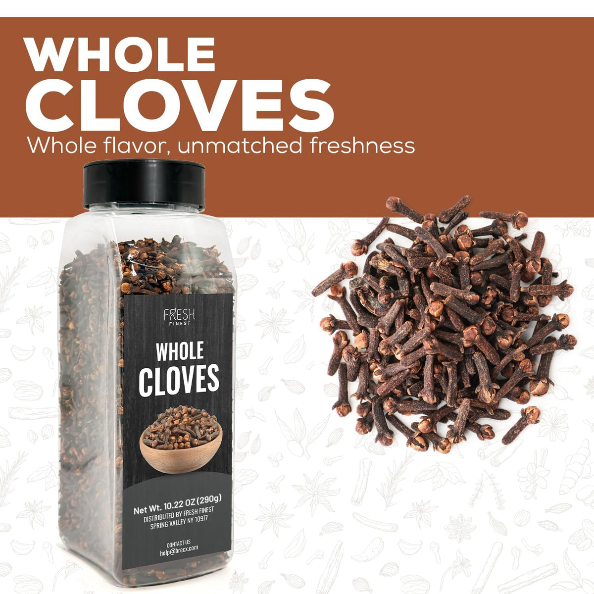 Fresh Finest clove beverages infuse cozy flavor into tea and mulled drinks.