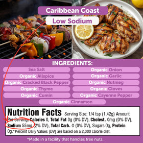 Label on jar highlighting Non-GMO and Gluten-Free.