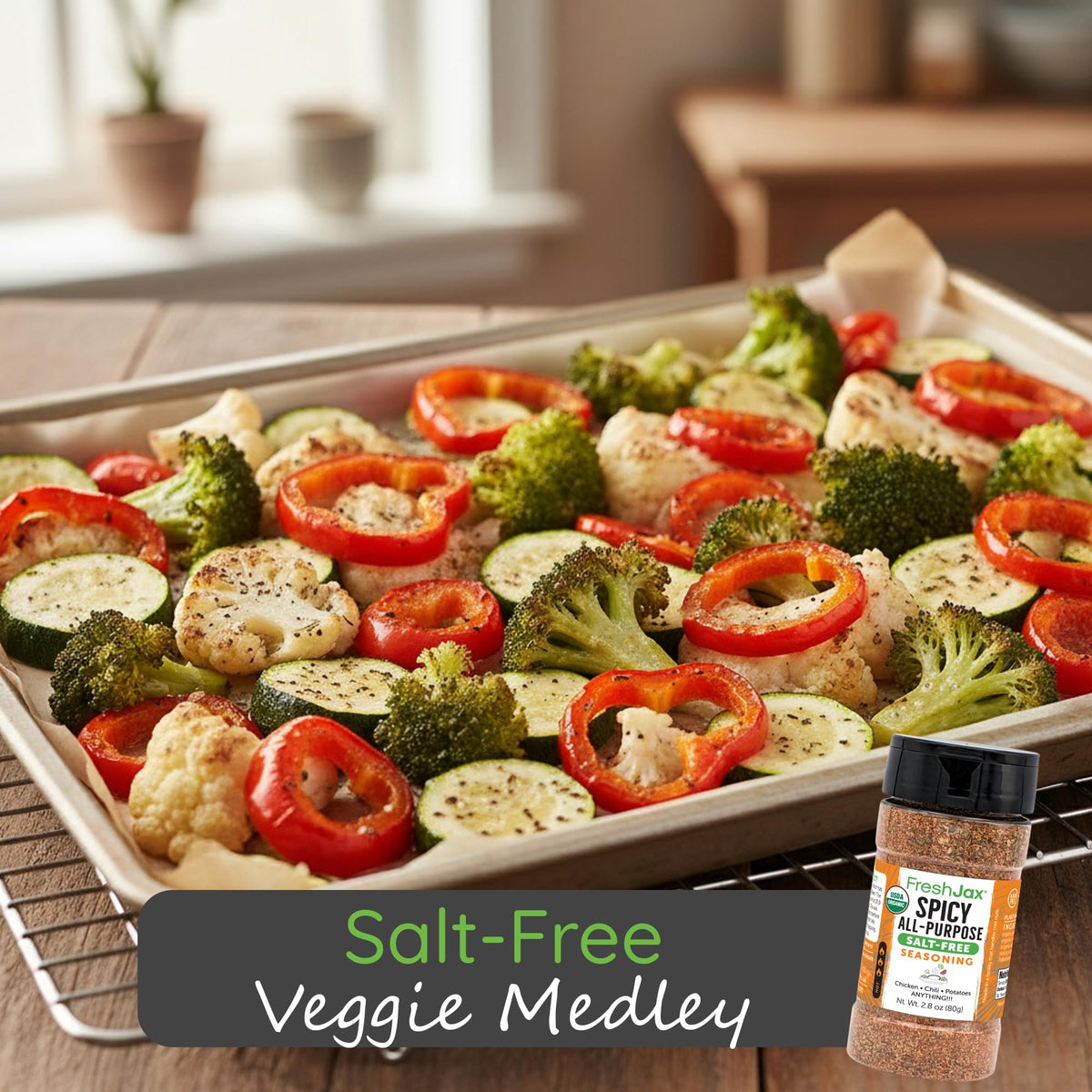 FreshJax chicken grilled with salt-free rub for bold flavor