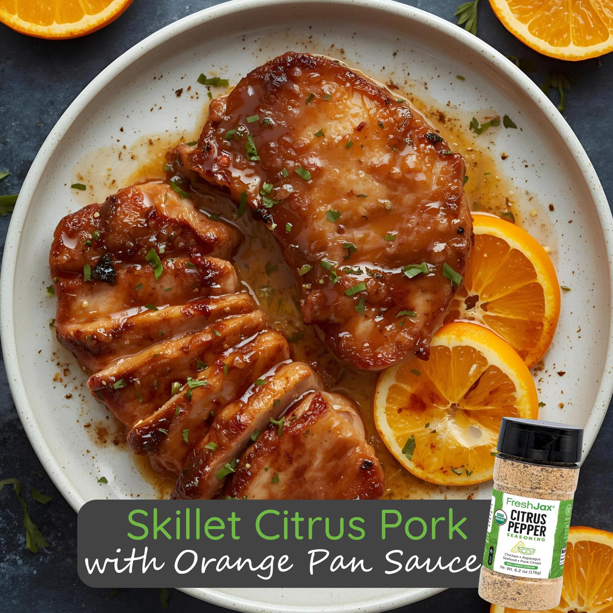 FreshJax Citrus Pepper on chicken delivers balanced, zesty flavor lift