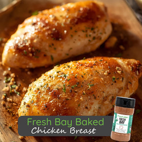 FreshJax Fresh Bay Seafood Seasoning on seafood plate boosts natural taste