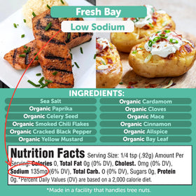 FreshJax Fresh Bay spice blend pantry bottle ready for upgrades