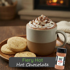 FreshJax salt shaker on popcorn for fiery, flavorful seasoning