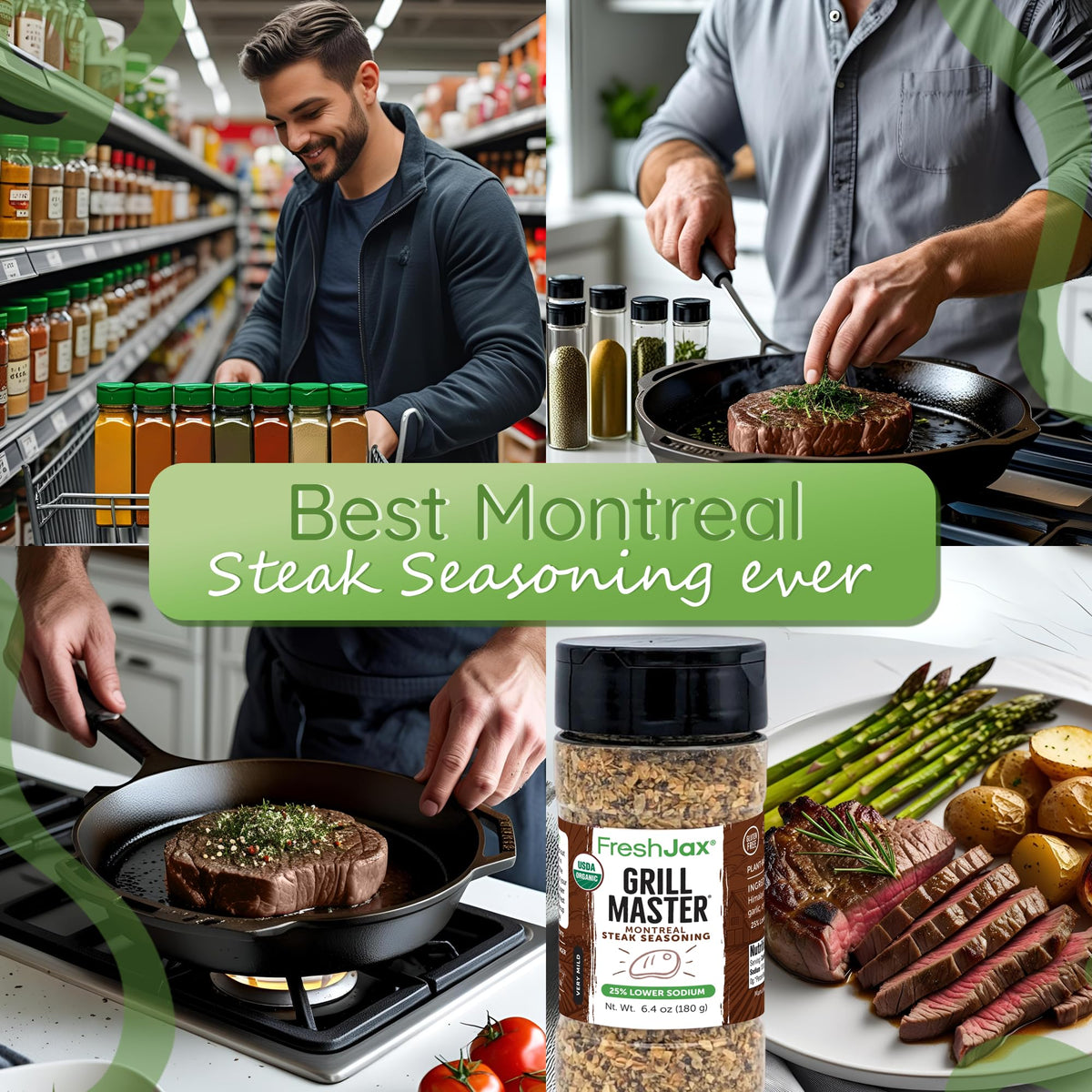 FreshJax Montreal seasoning packaging back view with nutritional info