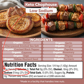 FreshJax Keto Chophouse on a grill with smoky aroma