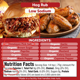 BPA-free hog rub bottle ready for grill-side cooking.
