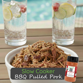 Smoked pork ribs with deep caramelized glaze from hog rub.