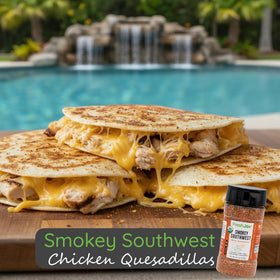Seasoned tacos with FreshJax Smokey Southwest for vibrant Tex-Mex flair.