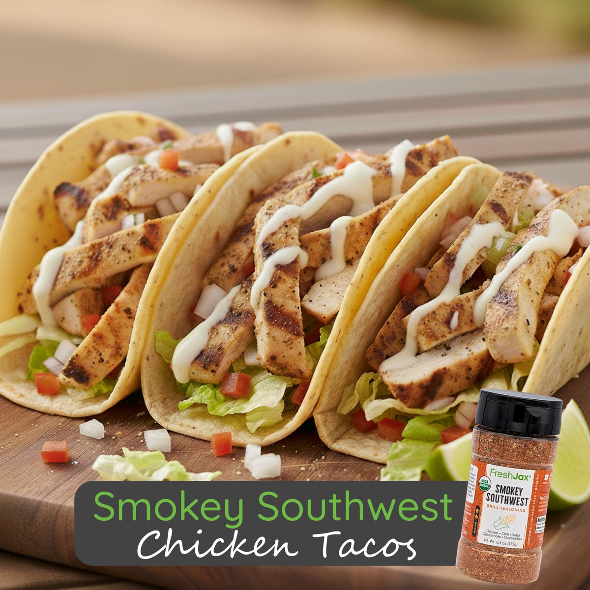 Roasted vegetables seasoned with FreshJax Smokey Southwest for balanced flavor.