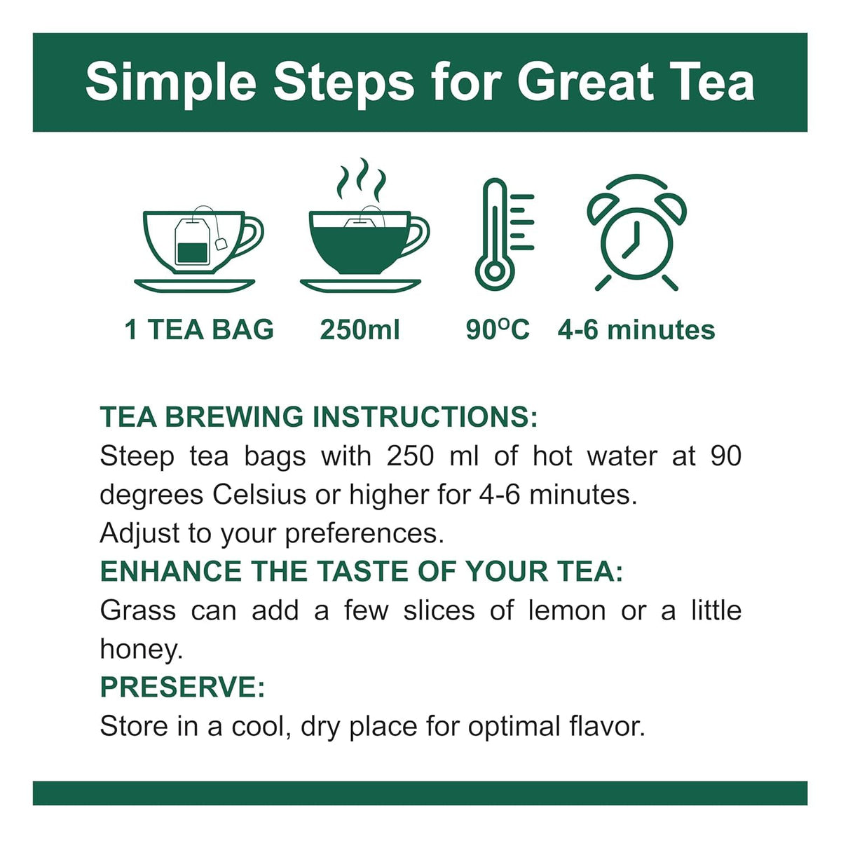 FreshXify tea bags in resealable pack suggest long shelf life.
