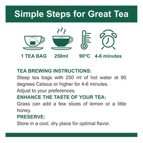 FreshXify tea bags in resealable pack suggest long shelf life.
