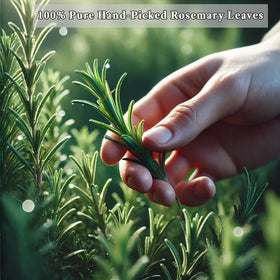 FreshXify rosemary tea bag in reusable packaging emphasizes additive-free vegan tea.