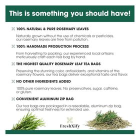 FreshXify biodegradable tea bags highlight eco-friendly infusion.