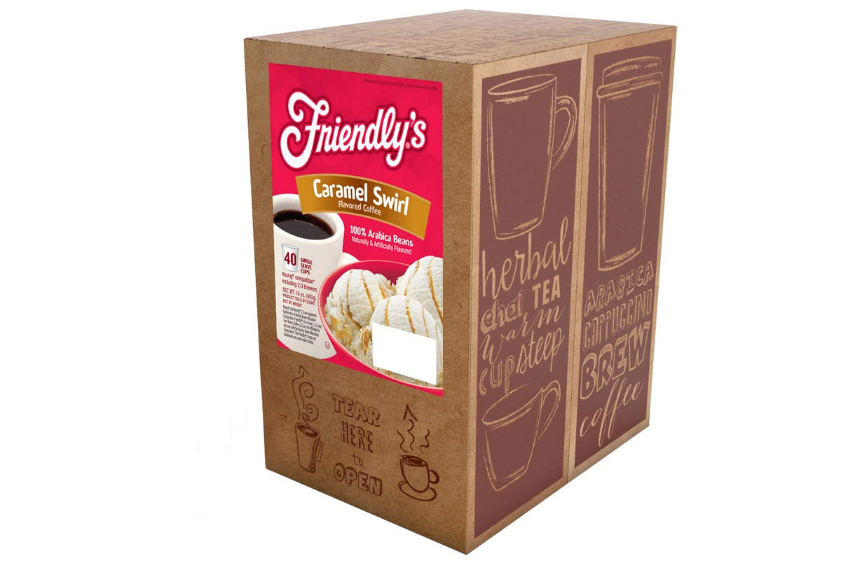 Friendly's 40-count caramel-flavored pods provide convenient, single-serve mornings.