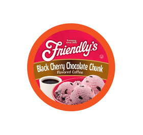 Friendly's Cherry Chocolate Ice Cream coffee pod front view for flavorful mornings