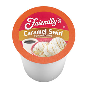Friendly's logo on packaging—brand trust and flavor-forward approach.