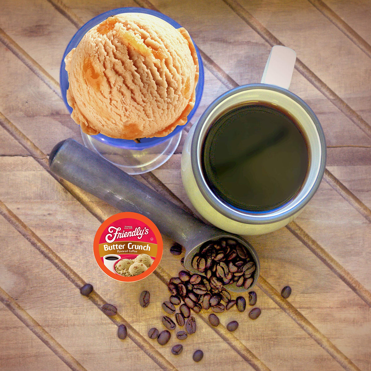 Friendly's Keurig-compatible pod ready for quick single-serve mornings