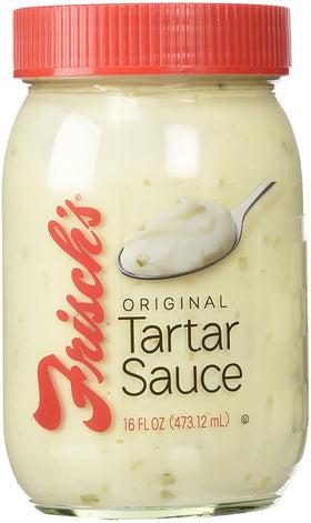 Frisch's Original Tartar Sauce label closeup highlighting its classic flavor
