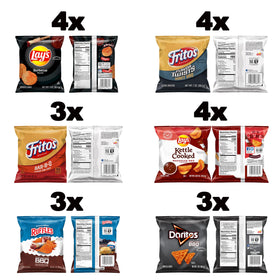 Frito-Lay Backyard Barbecue Mix 21-pack, convenient grab-and-go snacks for travel.