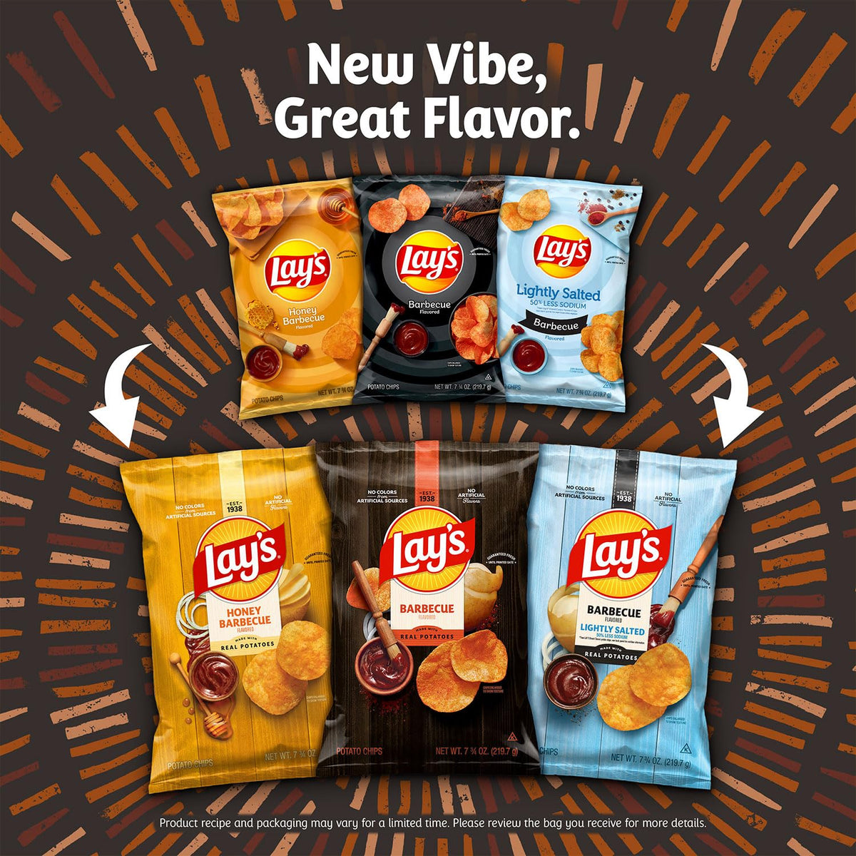 Frito-Lay Backyard Barbecue Mix assorted snacks for family movie night and easy sharing.