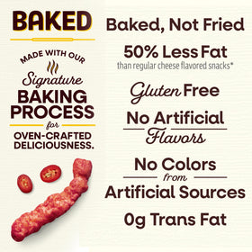 Frito Lay Baked Cheetos Crunchy Flamin Hot snack tray