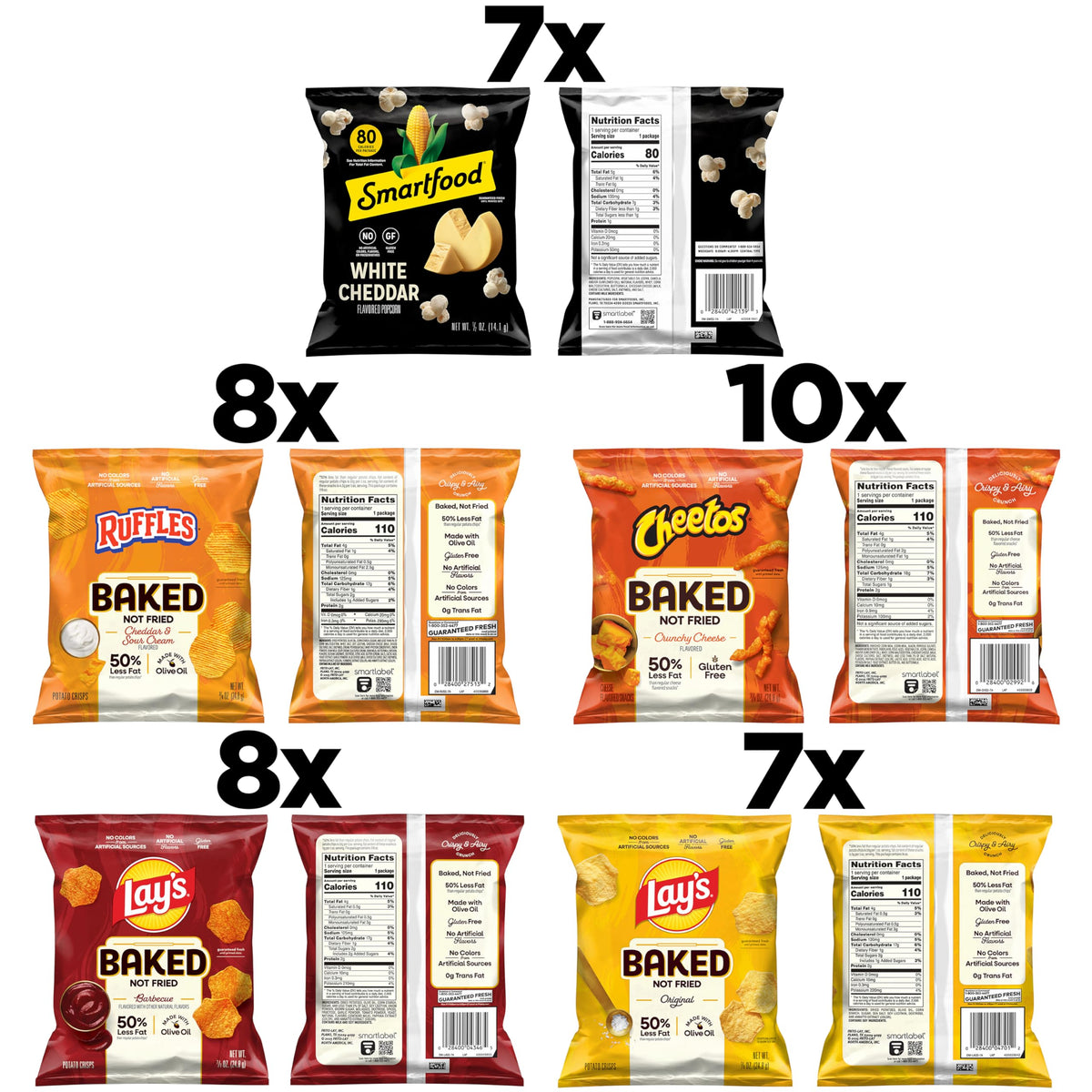 Lay's Classic Baked bag, familiar flavor with reduced fat.