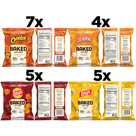 Frito-Lay baked lays original chips closeup ideal everyday crunch.