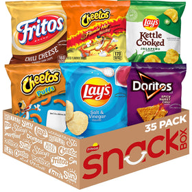 Frito-Lay Bold Mix variety pack front view for easy snacking.