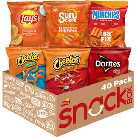 Frito-Lay Cheesy Mix Doritos bag with bold nacho cheese flavor for on-the-go snacking.