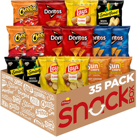 Frito-Lay Classic Mix box displays six flavors for shareable snacking.