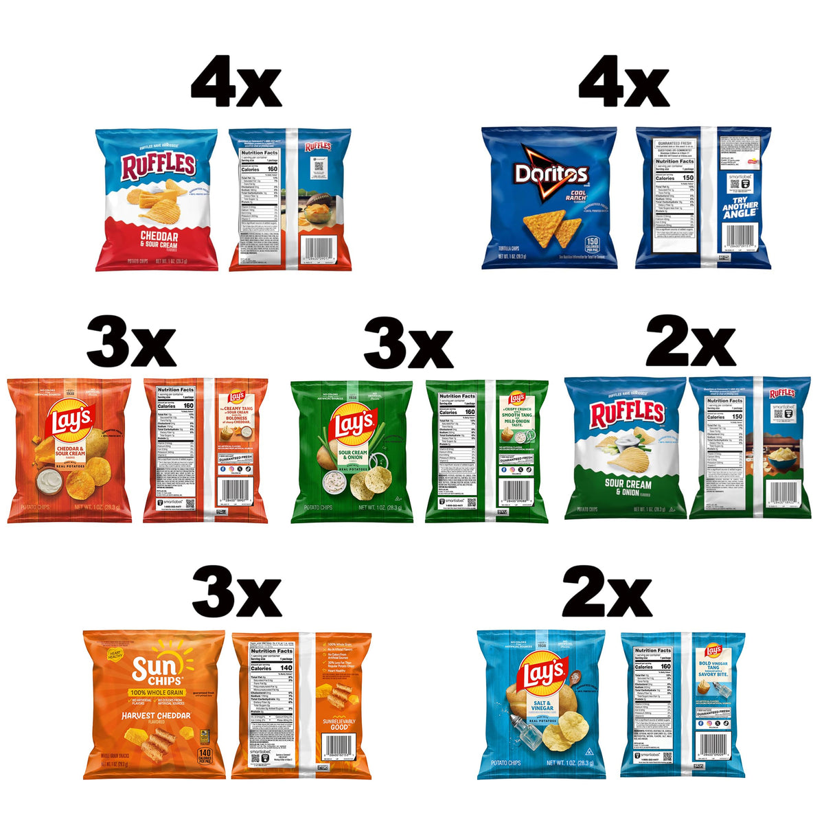 Frito-Lay Doritos Cool Ranch bag from the Tangy Favorites Mix for bold road-trip flavor